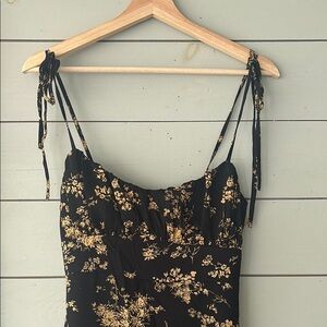 Floral Midi Boutique Dress – Size Medium